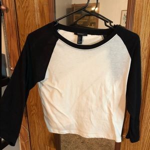 Cropped Baseball Tee
